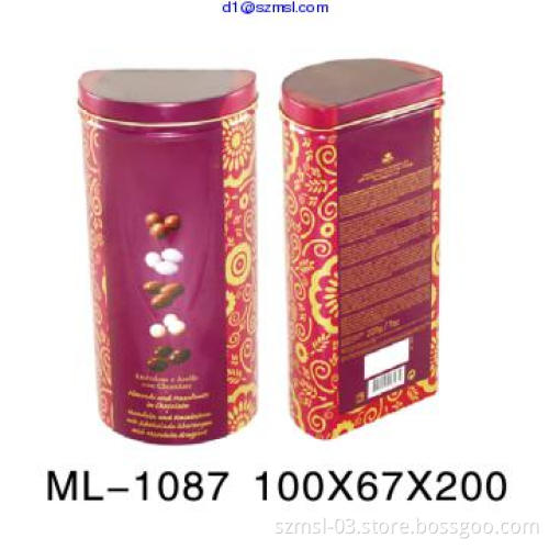 chocolate tin box with fda defree